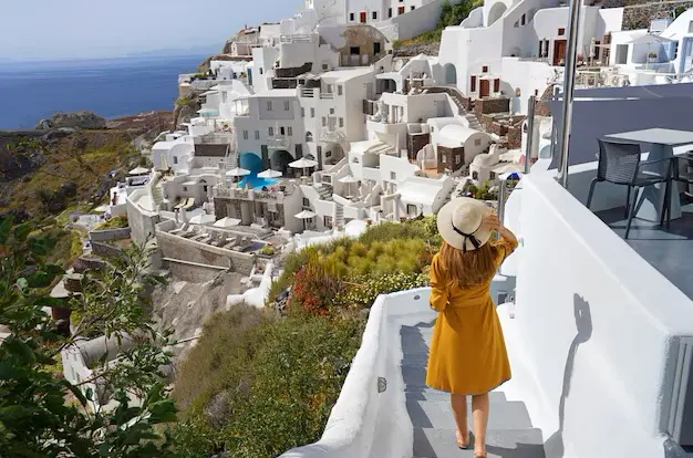 Orientation Walk in Santorini
