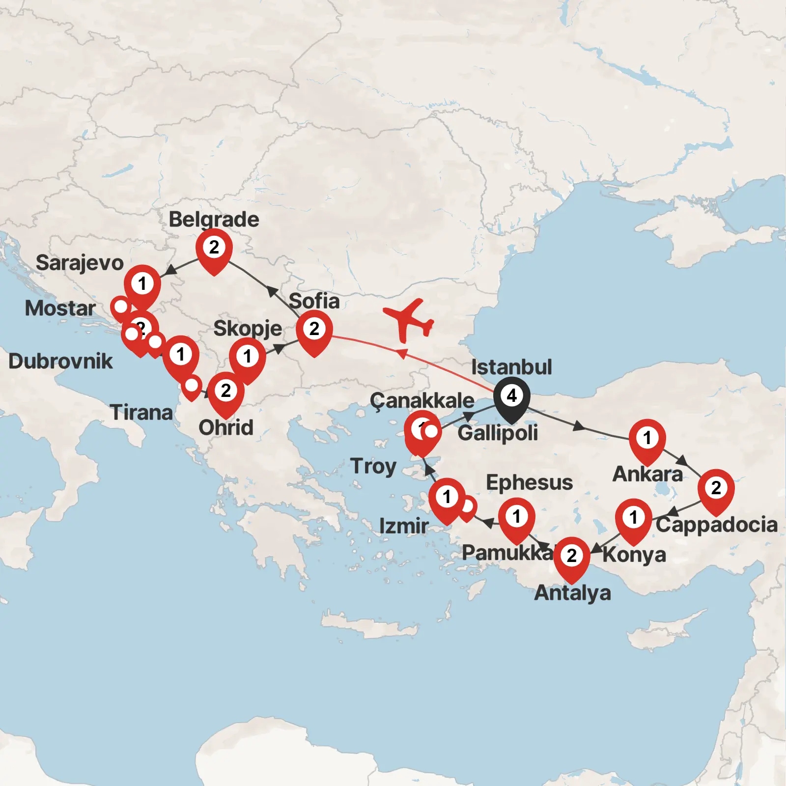 Legends of Turkey & The Balkans