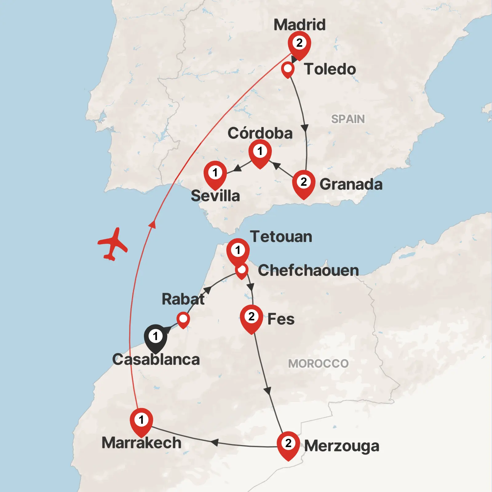 Essential Morocco & Spain