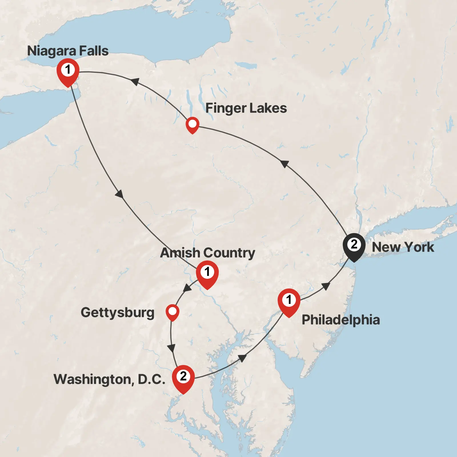 Great Eastern Cities