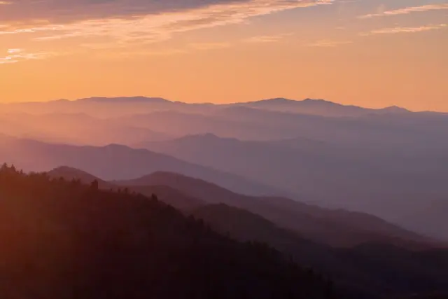 Day 5: ROANOKE - BLUE RIDGE MOUNTAINS - GREAT SMOKY MOUNTAINS - GATLINBURG