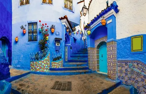 Day 5: Tetouan, Chefchaouen, Meknes, Volubilis, Moulay Driss, Fes
