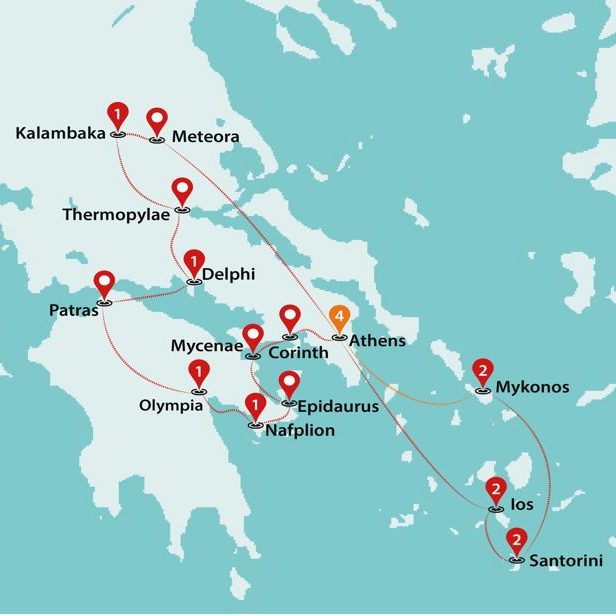 Greece Tours | Greek Islands Hopping | Travel Talk Tours